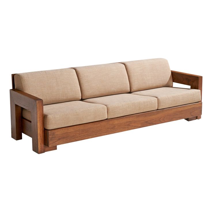 The Oakland Sofa wooden 3 seater