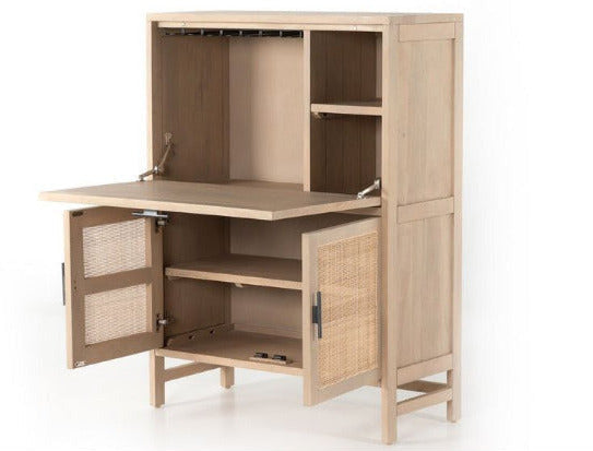 The Artisan Marquina Bar Cabinet