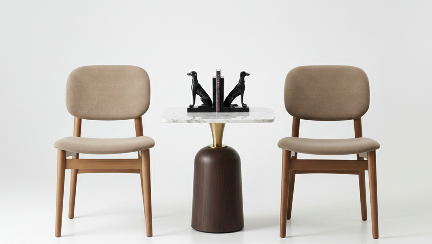 Södra Sheesham Wood Chair (Walnut Stain )