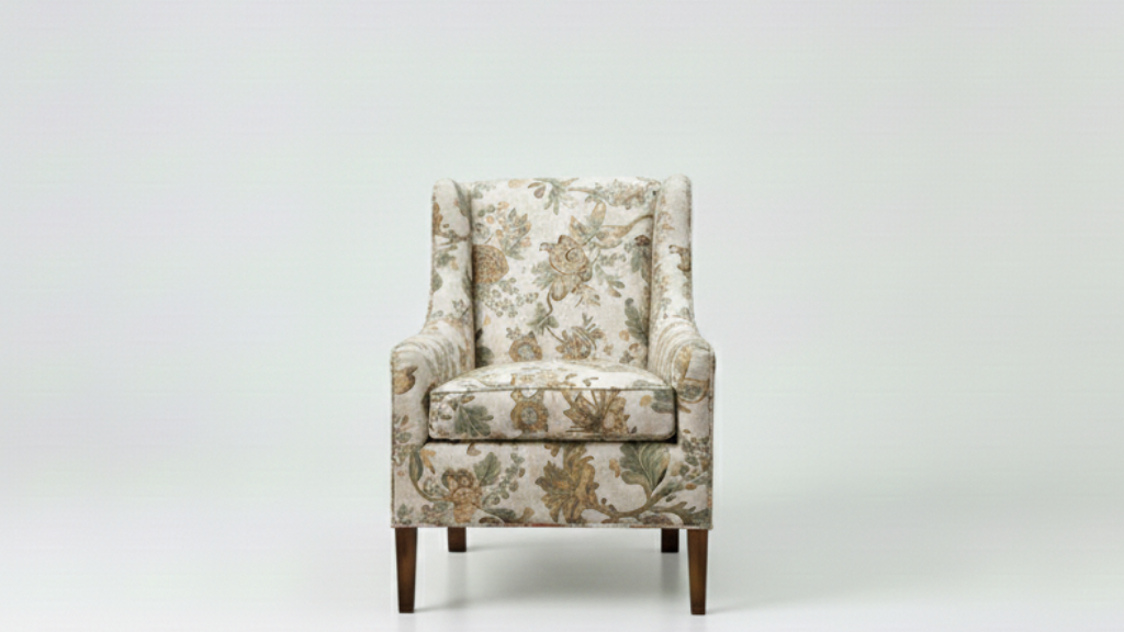 Alifie Floral Wingback Chair