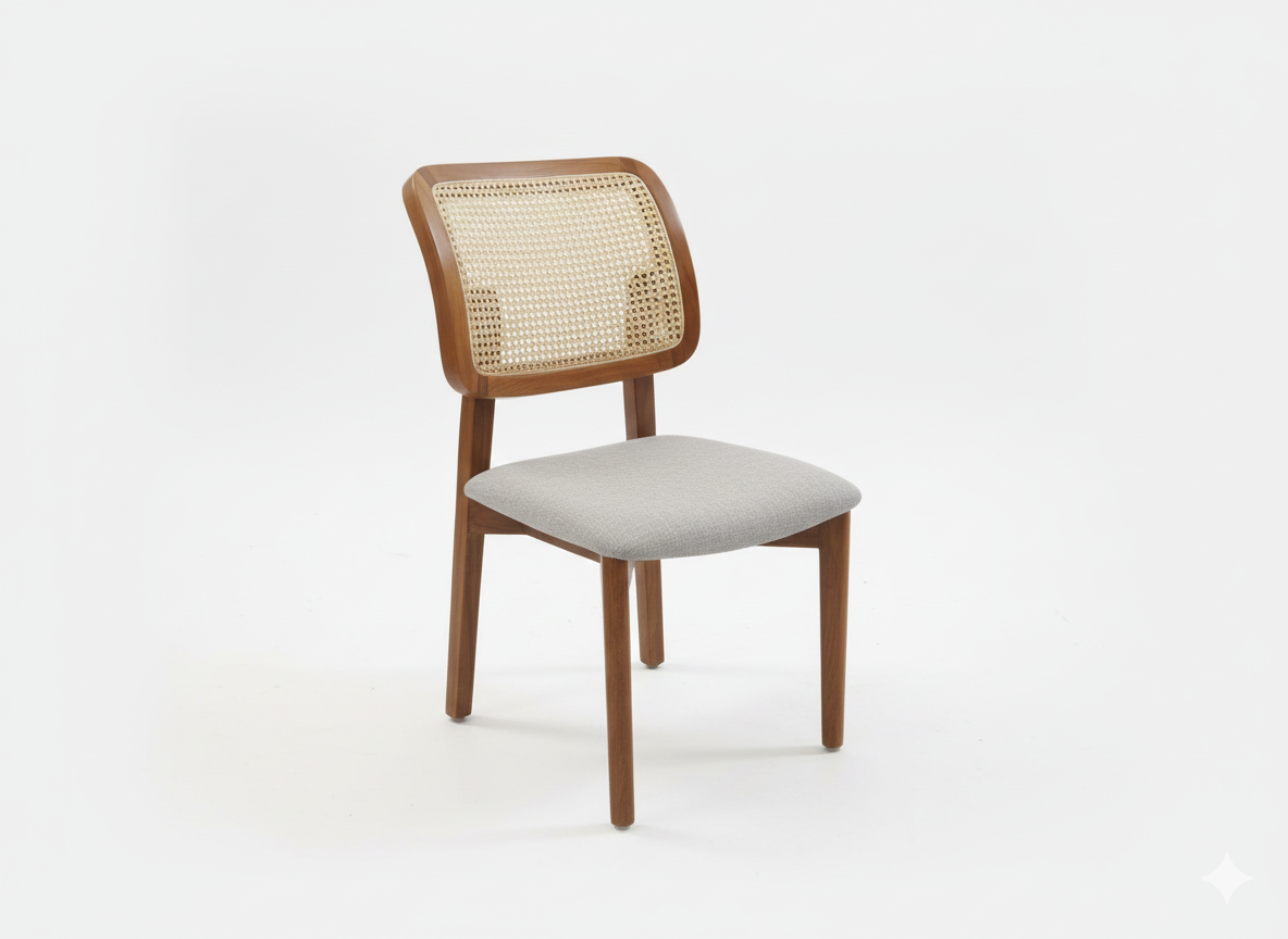 Curator Cane 4 Seater Dining Set