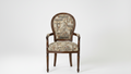Wegner Style Teak Wood Arm Chair ( Martindale, Walnut Finish  )