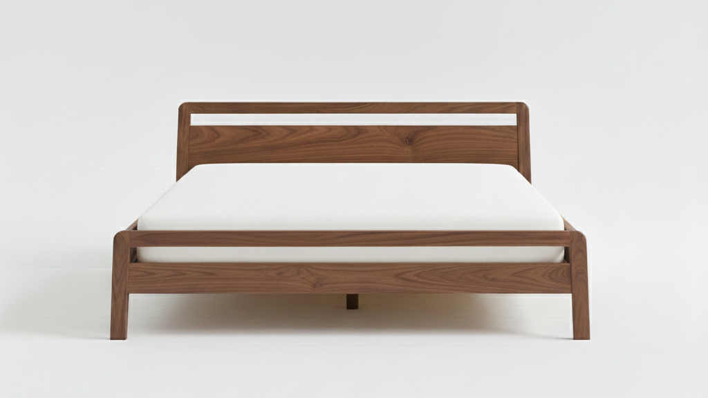 The "Driftwood" Bed ( Walnut Finish )