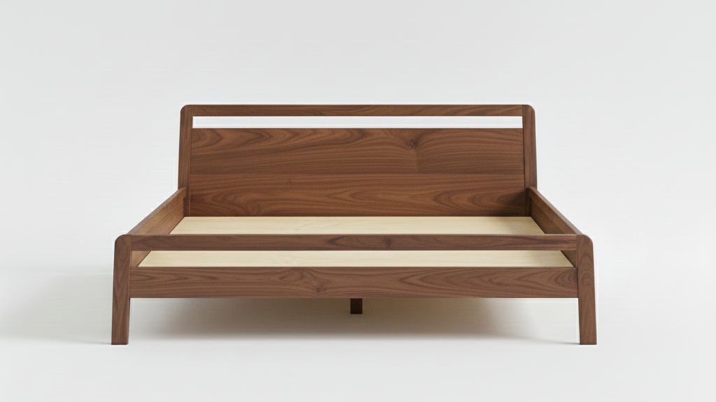 The "Driftwood" Bed ( Walnut Finish )