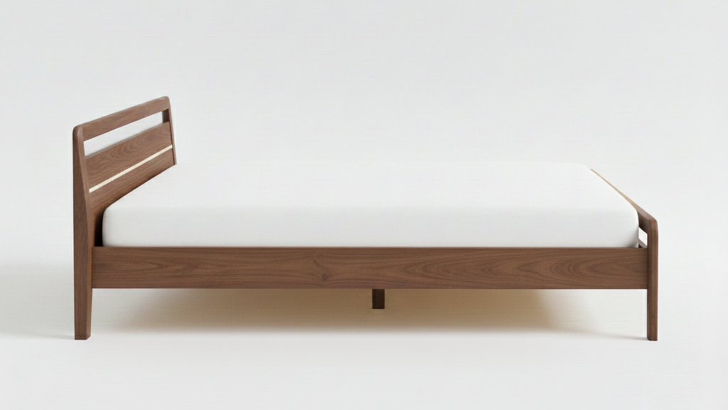 The "Driftwood" Bed ( Walnut Finish )