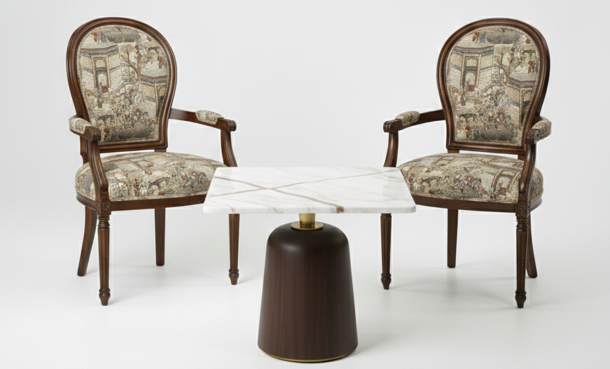 Wegner Style Teak Wood Arm Chair ( Martindale, Walnut Finish  )