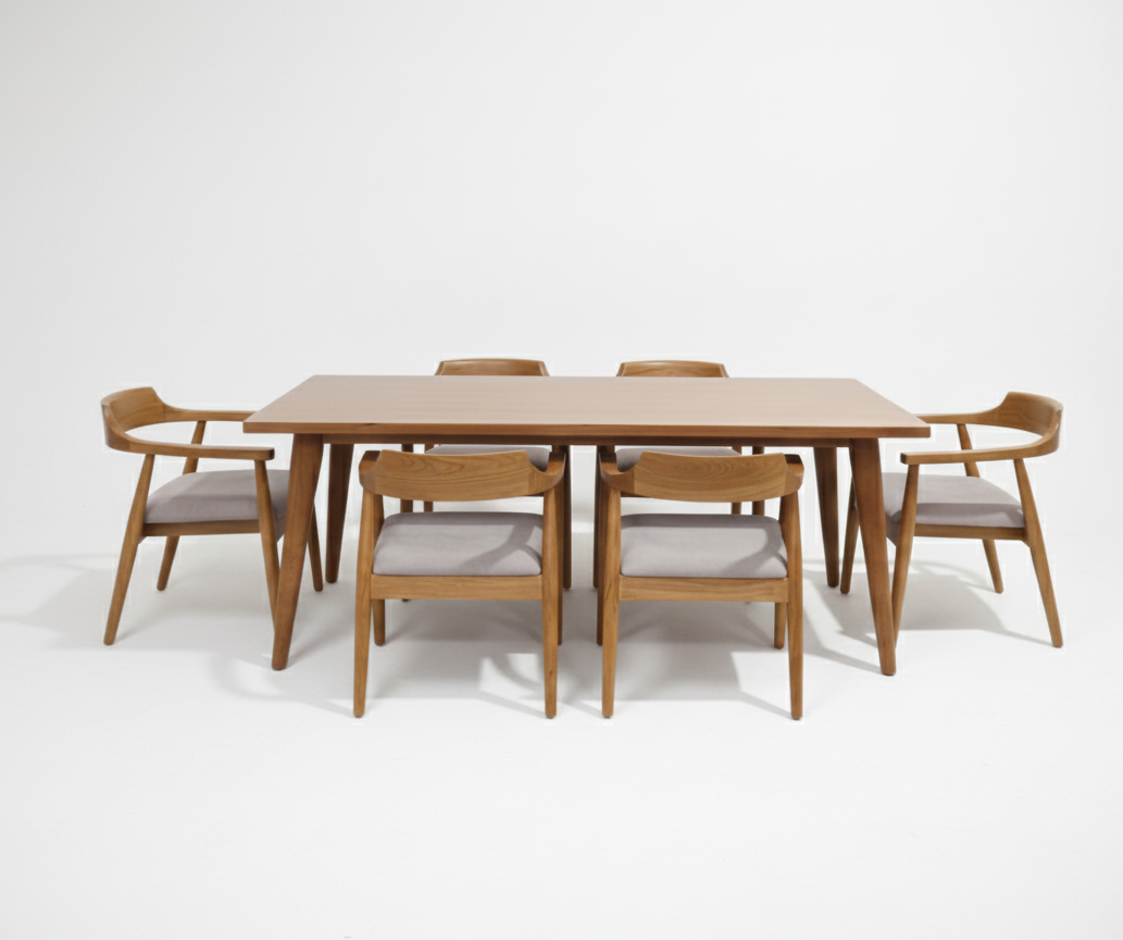 The Haven wooden Dining Table 6 Seater