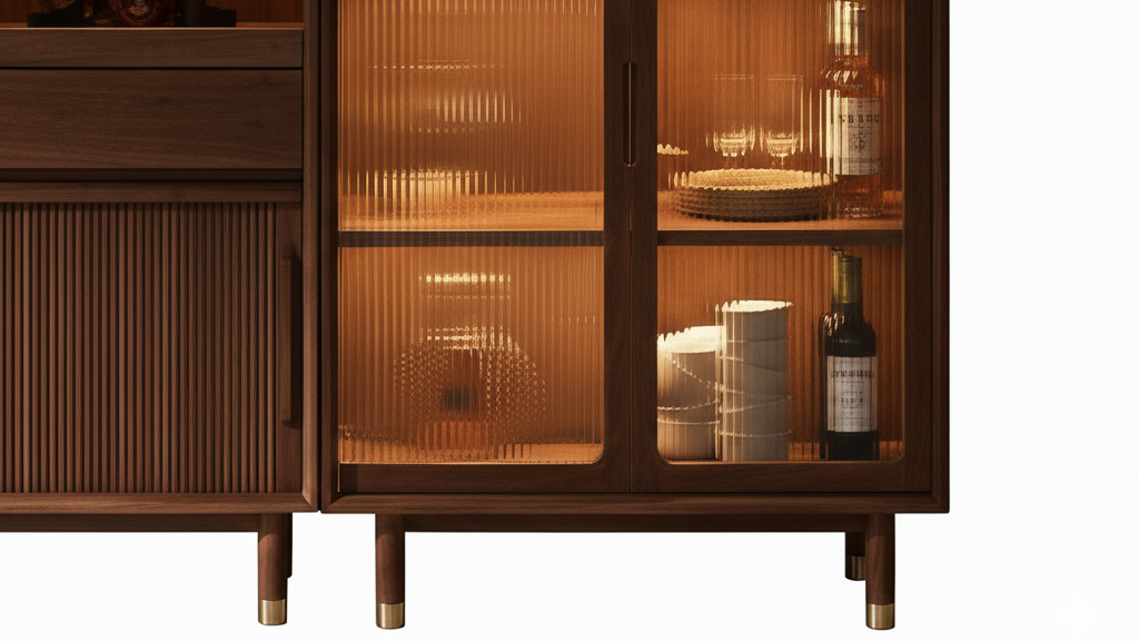 The Meridian Display Bar Cabinet