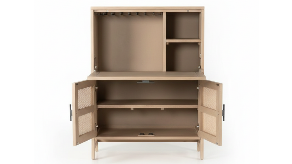 The Artisan Marquina Bar Cabinet