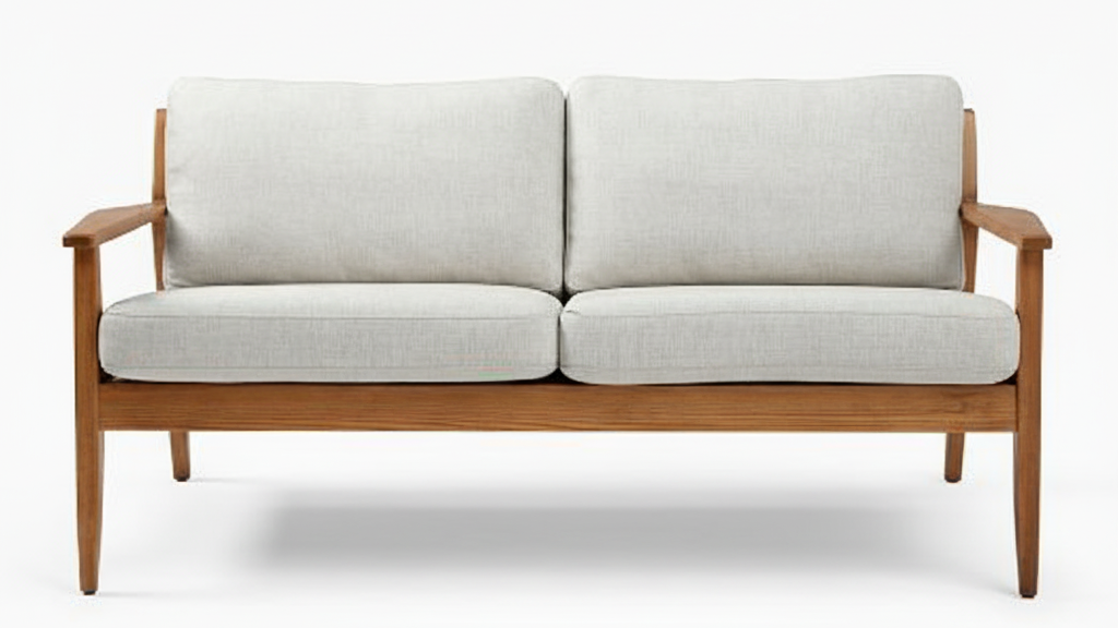 The Oslo 3 Seater wooden sofa