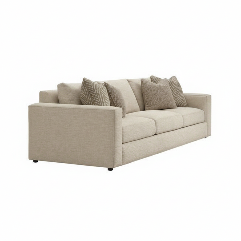 "The Harper Modern Track-Arm 3 seater Sofa