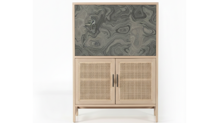 The Artisan Marquina Bar Cabinet