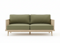 The Bali Cane 3 Seater wooden Sofa