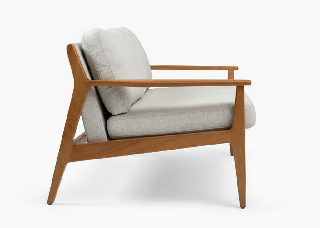 The Oslo 3 Seater wooden sofa