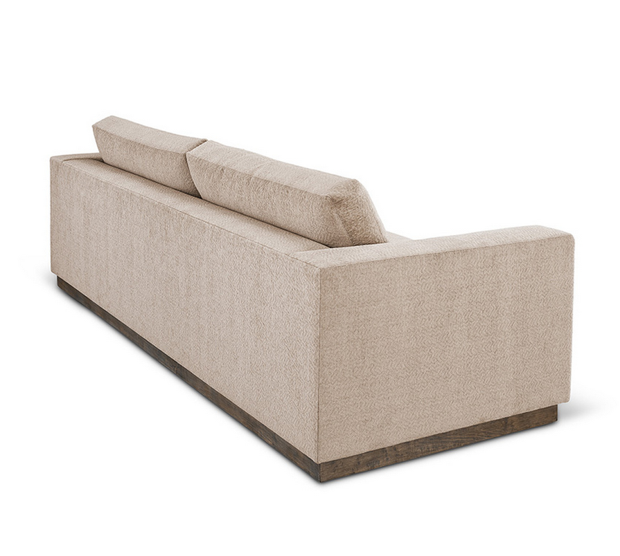 "The Jasper Plinth-Base Sofa 3 seater